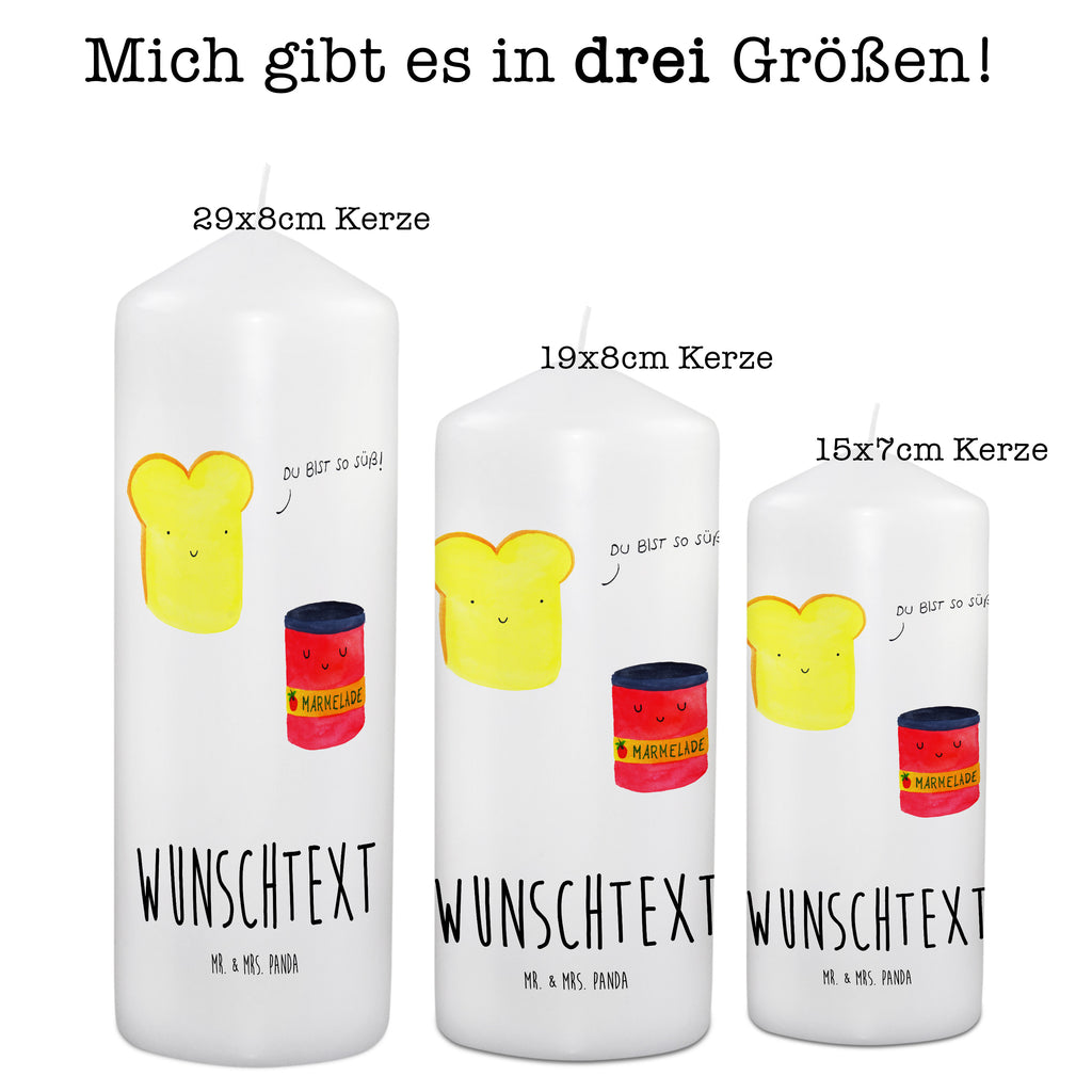 Personalisierte Kerze Toast & Marmelade Kerze, Taufkerze, Kommunionskerze, Geburtstagskerze, Geschenk Kerze, Taufgeschenk Kerze, Kerze mit Druck, Besondere Kerze, Geschenkidee Kerze, Kerze für Kommunion, süße Tiermotive, gute Laune, lustige Sprüche, Tiere, Toast, Marmelade, Dreamteam, süße Postkarte, süß, Küche Deko, Küche Spruch, Frühstück Einladung, Brot, Toastbrot