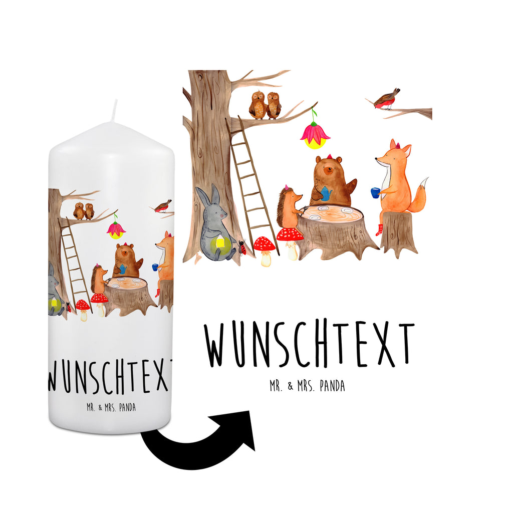 Personalisierte Kerze Waldtiere Picknick Kerze, Taufkerze, Kommunionskerze, Geburtstagskerze, Geschenk Kerze, Taufgeschenk Kerze, Kerze mit Druck, Besondere Kerze, Geschenkidee Kerze, Kerze für Kommunion, süße Tiermotive, gute Laune, lustige Sprüche, Tiere, Waldtiere, Picknick, Wald, Fuchs, Hase, Igel, Maus, Eichhörnchen