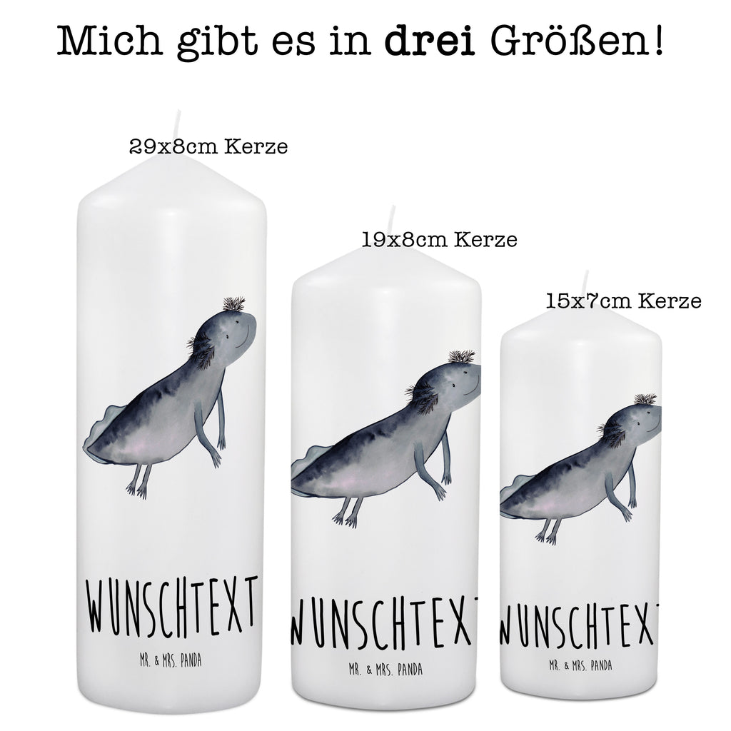 Personalisierte Kerze Axolotl schwimmt Kerze, Taufkerze, Kommunionskerze, Geburtstagskerze, Geschenk Kerze, Taufgeschenk Kerze, Kerze mit Druck, Besondere Kerze, Geschenkidee Kerze, Kerze für Kommunion, Axolotl, Molch, Axolot, Schwanzlurch, Lurch, Lurche, Problem, Probleme, Lösungen, Motivation