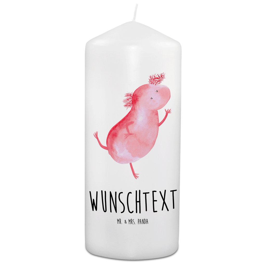 Personalisierte Kerze Axolotl tanzt Kerze, Taufkerze, Kommunionskerze, Geburtstagskerze, Geschenk Kerze, Taufgeschenk Kerze, Kerze mit Druck, Besondere Kerze, Geschenkidee Kerze, Kerze für Kommunion, Axolotl, Molch, Axolot, Schwanzlurch, Lurch, Lurche, Dachschaden, Sterne, verrückt, Freundin, beste Freundin