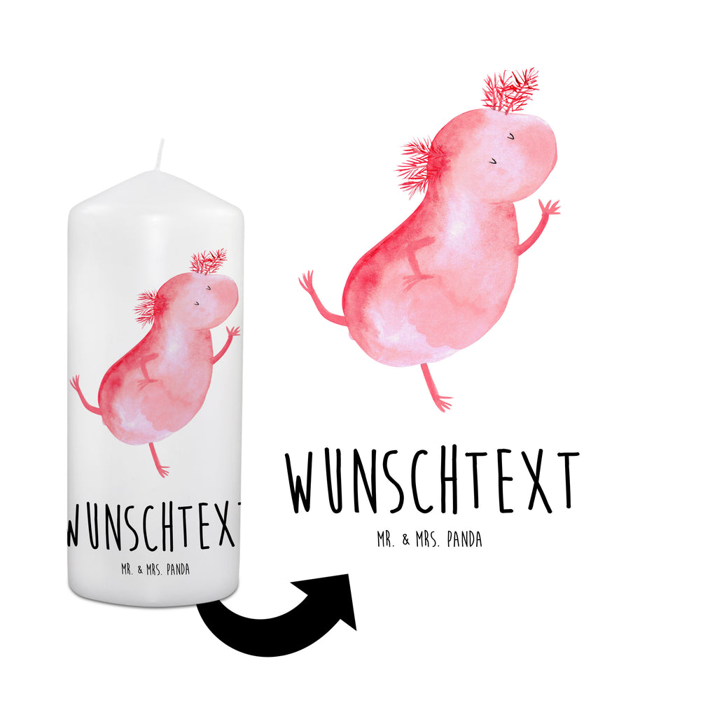 Personalisierte Kerze Axolotl tanzt Kerze, Taufkerze, Kommunionskerze, Geburtstagskerze, Geschenk Kerze, Taufgeschenk Kerze, Kerze mit Druck, Besondere Kerze, Geschenkidee Kerze, Kerze für Kommunion, Axolotl, Molch, Axolot, Schwanzlurch, Lurch, Lurche, Dachschaden, Sterne, verrückt, Freundin, beste Freundin