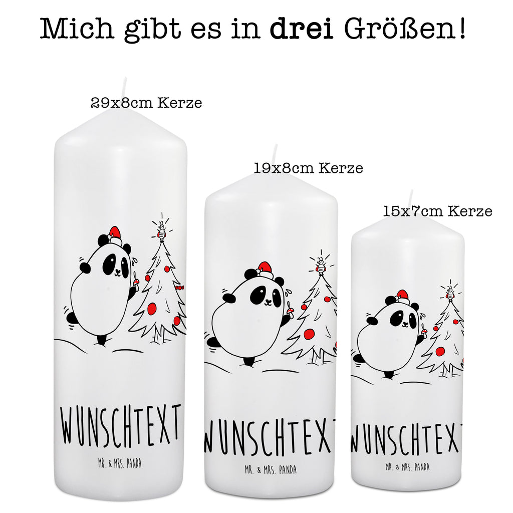 Personalisierte Kerze Easy & Peasy Weihnachtszeit