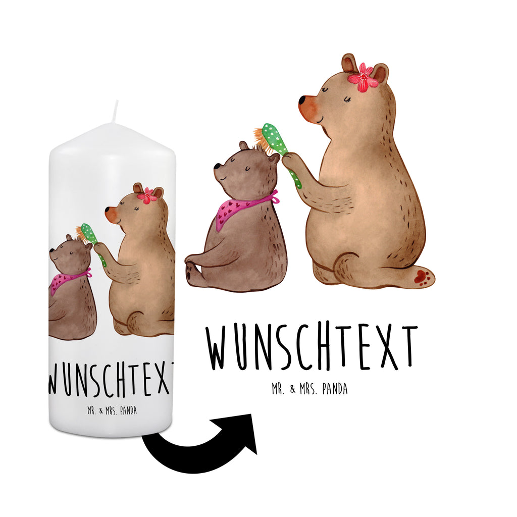 Personalisierte Kerze Bär mit Kind Geschenk, Muttertag, Mutti, Mama, Mutter Kerze, Taufkerze, Kommunionskerze, Geburtstagskerze, Geschenk Kerze, Taufgeschenk Kerze, Kerze mit Druck, Besondere Kerze, Geschenkidee Kerze, Kerze für Kommunion  Familie, Vatertag, Muttertag, Bruder, Schwester, Mama, Papa, Oma, Opa