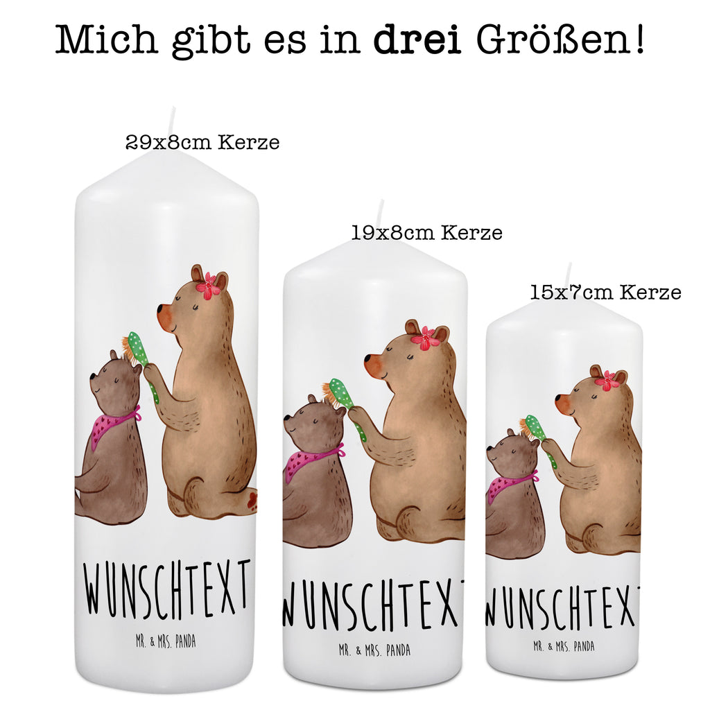Personalisierte Kerze Bär mit Kind Geschenk, Muttertag, Mutti, Mama, Mutter Kerze, Taufkerze, Kommunionskerze, Geburtstagskerze, Geschenk Kerze, Taufgeschenk Kerze, Kerze mit Druck, Besondere Kerze, Geschenkidee Kerze, Kerze für Kommunion  Familie, Vatertag, Muttertag, Bruder, Schwester, Mama, Papa, Oma, Opa