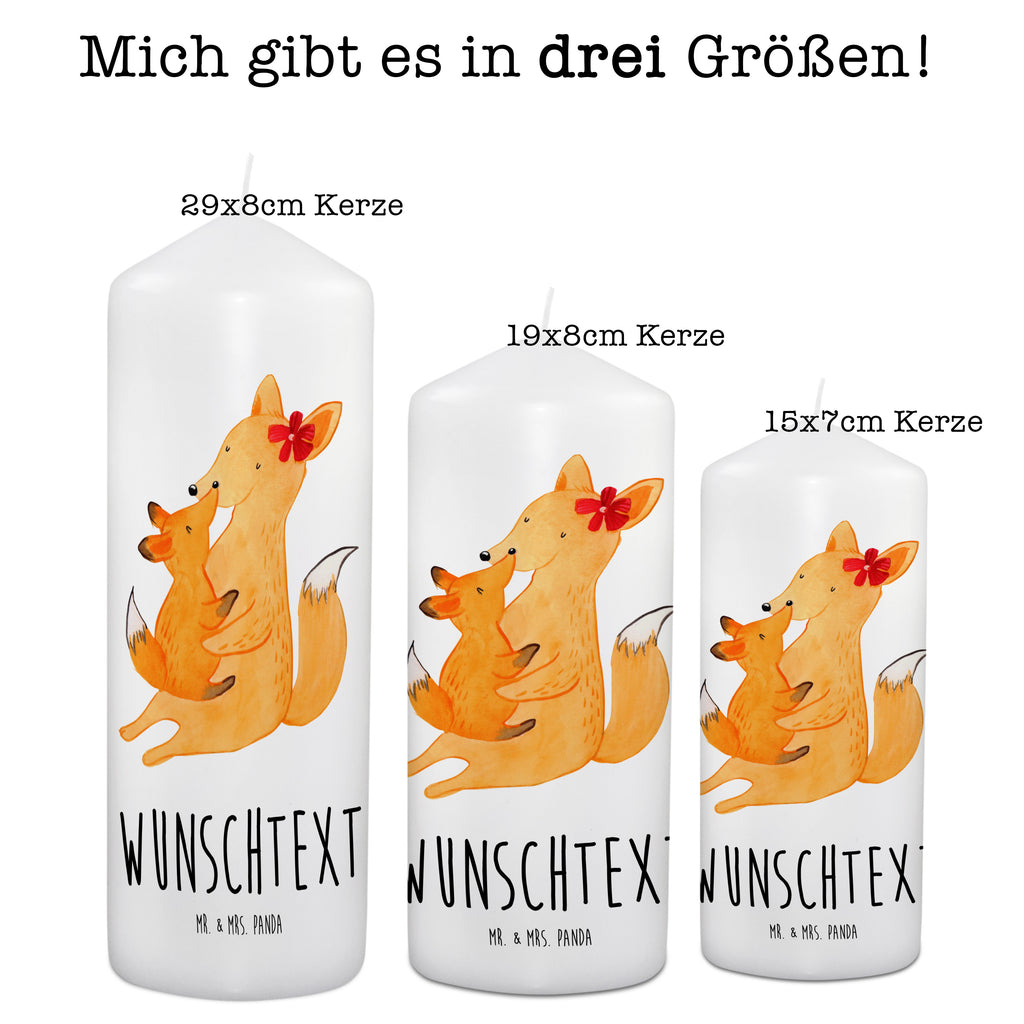 Personalisierte Kerze Fuchs Mama & Kind Kerze, Taufkerze, Kommunionskerze, Geburtstagskerze, Geschenk Kerze, Taufgeschenk Kerze, Kerze mit Druck, Besondere Kerze, Geschenkidee Kerze, Kerze für Kommunion, Familie, Vatertag, Muttertag, Bruder, Schwester, Mama, Papa, Oma, Opa, Mutter, Tochter, Lieblingstochter, Beste Tochter, Geschenk