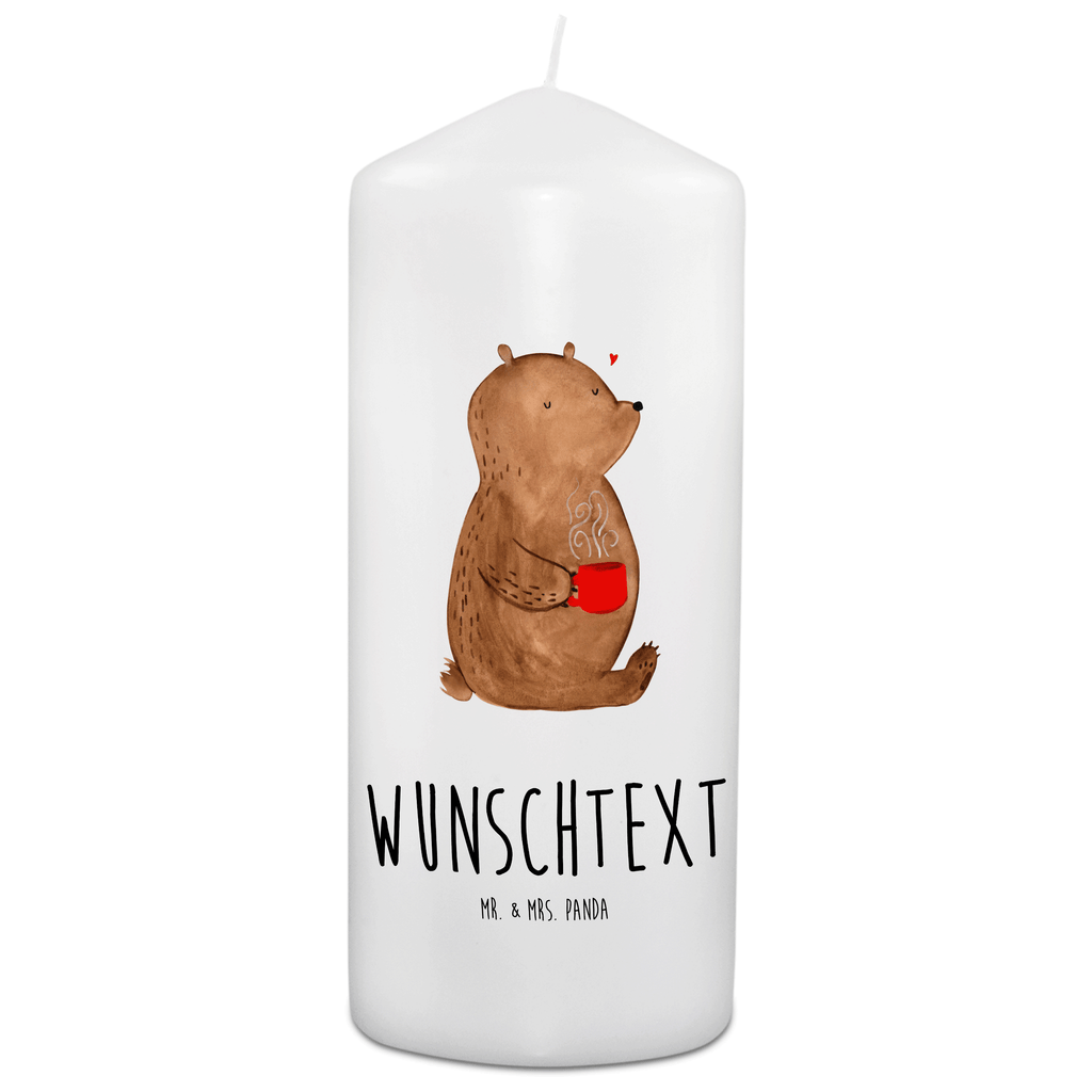 Personalisierte Kerze Bär Kaffee Kerze, Taufkerze, Kommunionskerze, Geburtstagskerze, Geschenk Kerze, Taufgeschenk Kerze, Kerze mit Druck, Besondere Kerze, Geschenkidee Kerze, Kerze für Kommunion, Bär, Teddy, Teddybär, Kaffee, Coffee, Bären, guten Morgen, Morgenroutine, Welt erobern, Welt retten, Motivation