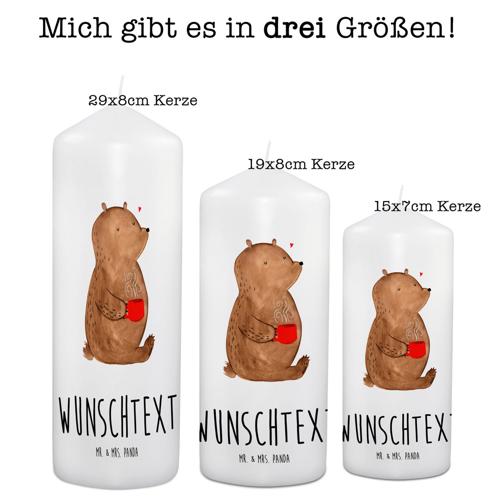 Personalisierte Kerze Bär Kaffee Kerze, Taufkerze, Kommunionskerze, Geburtstagskerze, Geschenk Kerze, Taufgeschenk Kerze, Kerze mit Druck, Besondere Kerze, Geschenkidee Kerze, Kerze für Kommunion, Bär, Teddy, Teddybär, Kaffee, Coffee, Bären, guten Morgen, Morgenroutine, Welt erobern, Welt retten, Motivation