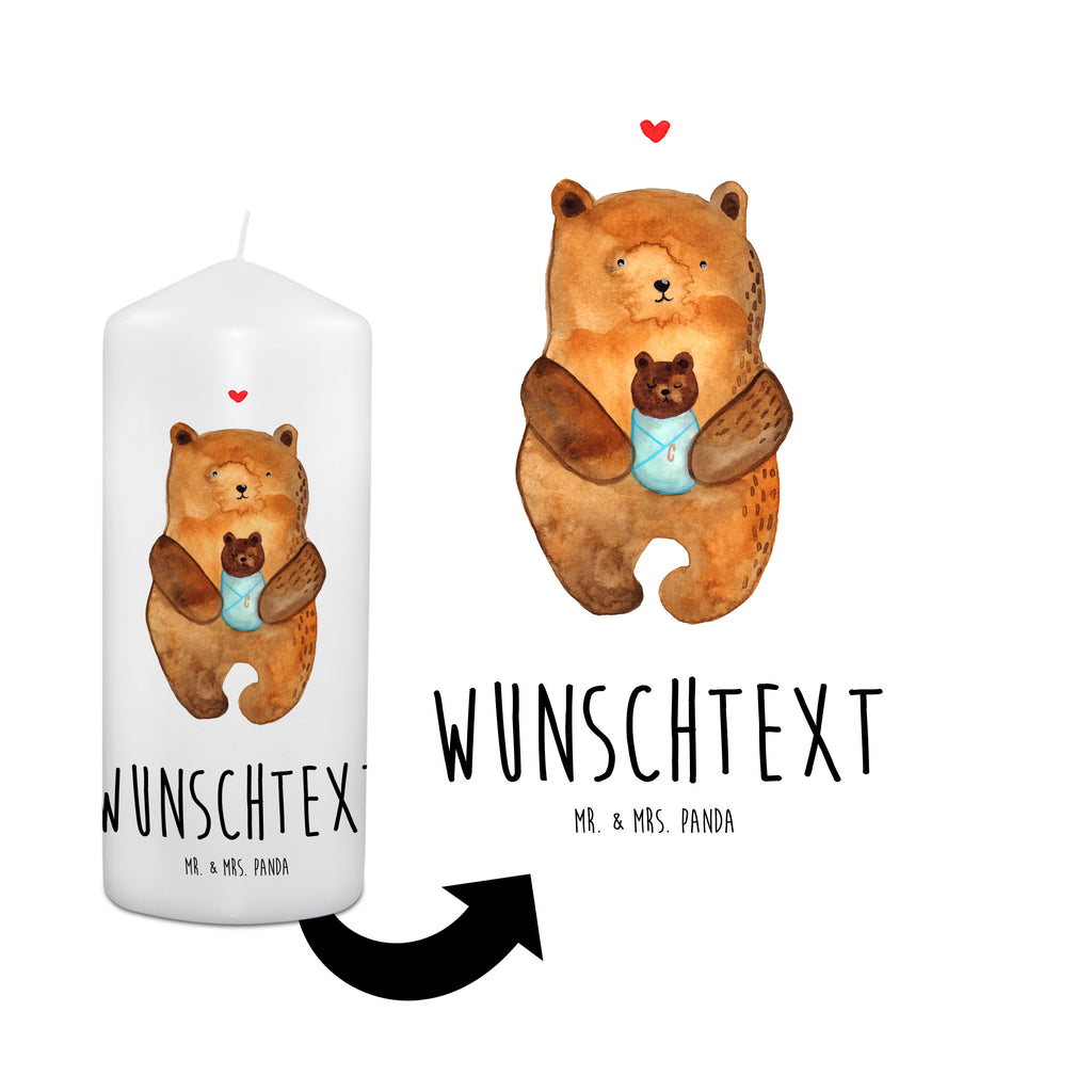 Personalisierte Kerze Bär mit Baby Kerze, Taufkerze, Kommunionskerze, Geburtstagskerze, Geschenk Kerze, Taufgeschenk Kerze, Kerze mit Druck, Besondere Kerze, Geschenkidee Kerze, Kerze für Kommunion, Bär, Teddy, Teddybär, Eltern, Mutter, Baby, Taufe, Geburt, Nichte, Neffe, Enkel, Enkelin, Täufling, Geburtstag, Glückwunsch