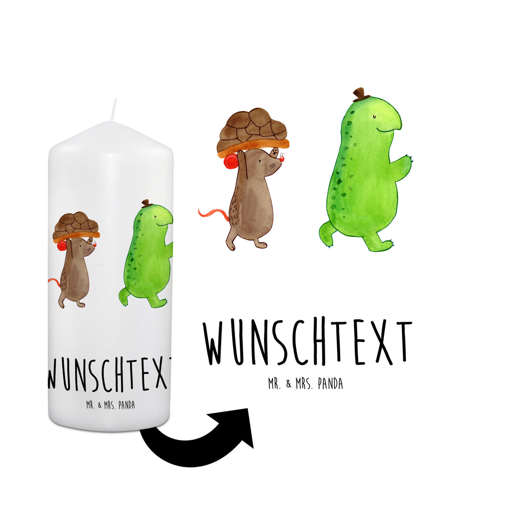Personalisierte Kerze Schildkröte & Maus Kerze, Taufkerze, Kommunionskerze, Geburtstagskerze, Geschenk Kerze, Taufgeschenk Kerze, Kerze mit Druck, Besondere Kerze, Geschenkidee Kerze, Kerze für Kommunion, Schildkröte, Maus, Freunde, Freundinnen, beste Freunde, beste Freundinnen