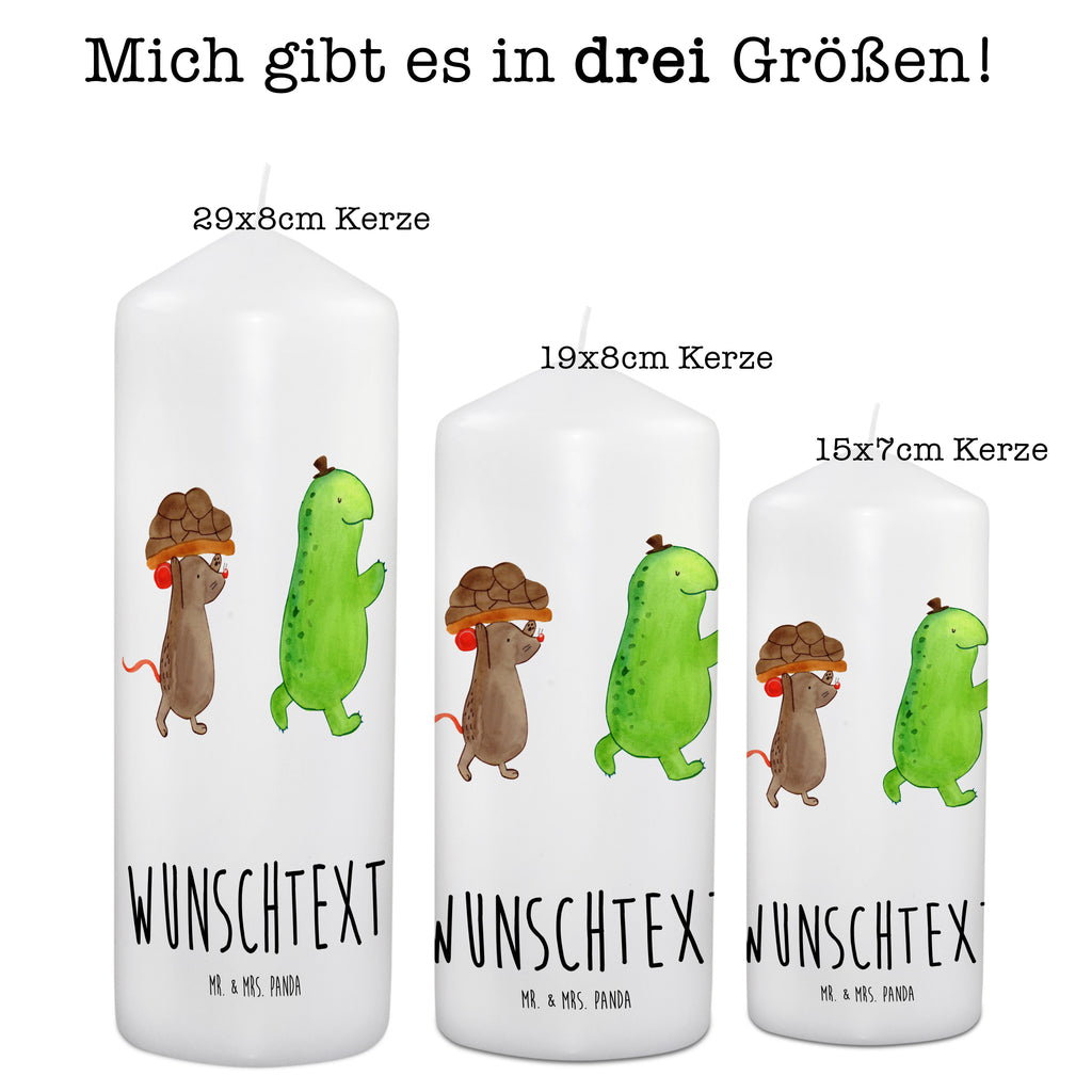 Personalisierte Kerze Schildkröte & Maus Kerze, Taufkerze, Kommunionskerze, Geburtstagskerze, Geschenk Kerze, Taufgeschenk Kerze, Kerze mit Druck, Besondere Kerze, Geschenkidee Kerze, Kerze für Kommunion, Schildkröte, Maus, Freunde, Freundinnen, beste Freunde, beste Freundinnen