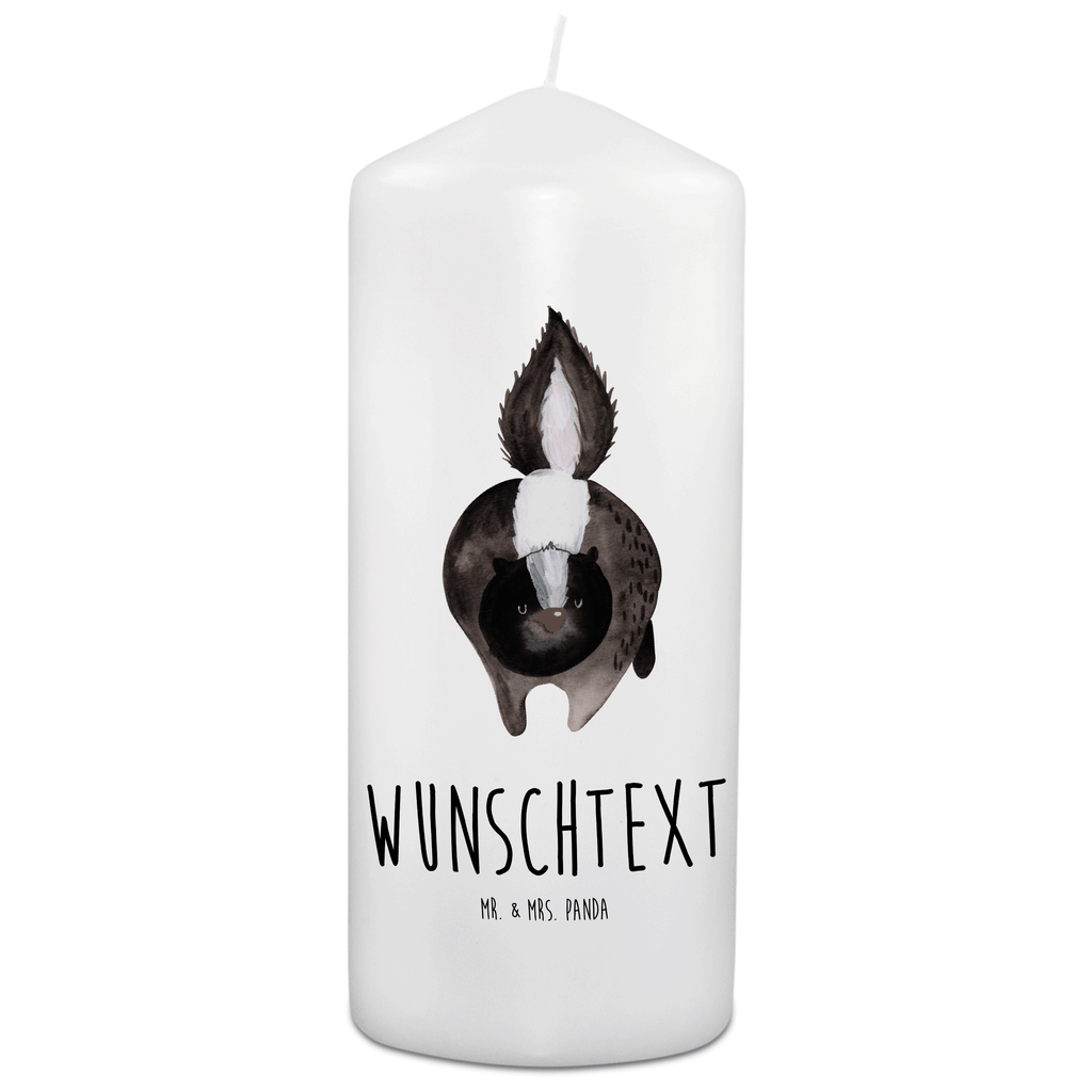 Personalisierte Kerze Stinktier Angriff Kerze, Taufkerze, Kommunionskerze, Geburtstagskerze, Geschenk Kerze, Taufgeschenk Kerze, Kerze mit Druck, Besondere Kerze, Geschenkidee Kerze, Kerze für Kommunion, Stinktier, Skunk, Wildtier, Raubtier, Stinker, Stinki, wütend, Drohung