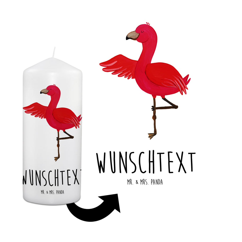 Personalisierte Kerze Flamingo Yoga Kerze, Taufkerze, Kommunionskerze, Geburtstagskerze, Geschenk Kerze, Taufgeschenk Kerze, Kerze mit Druck, Besondere Kerze, Geschenkidee Kerze, Kerze für Kommunion, Flamingo, Vogel, Yoga, Namaste, Achtsamkeit, Yoga-Übung, Entspannung, Ärger, Aufregen, Tiefenentspannung