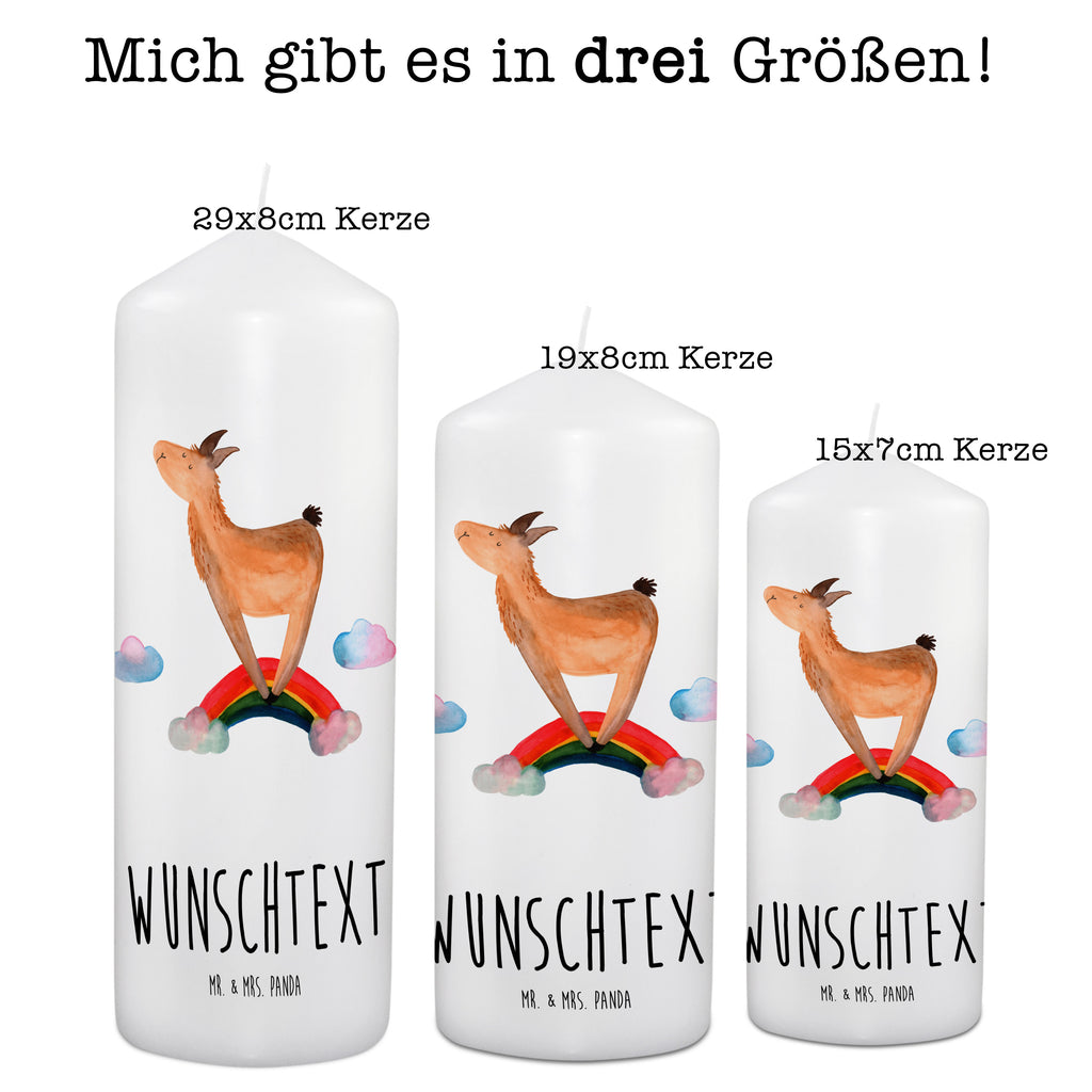 Personalisierte Kerze Lama Regenbogen Kerze, Taufkerze, Kommunionskerze, Geburtstagskerze, Geschenk Kerze, Taufgeschenk Kerze, Kerze mit Druck, Besondere Kerze, Geschenkidee Kerze, Kerze für Kommunion, Lama, Alpaka, Lamas, Regenbogen, Haters gonna hate, Haters, Selbstständig, Außenseiter, Schule, Abi, Hobby, Wolkenland, Freiheit