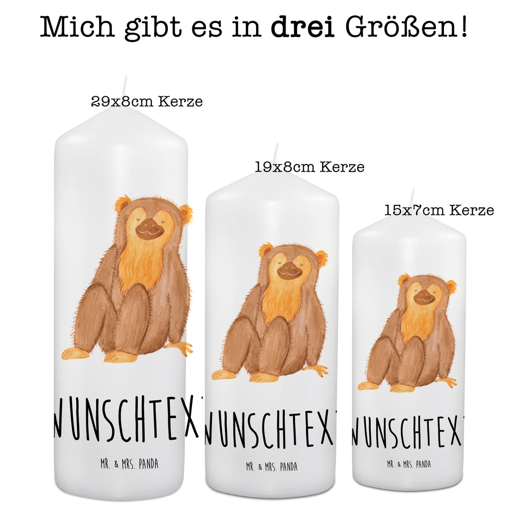 Personalisierte Kerze Affe Kerze, Taufkerze, Kommunionskerze, Geburtstagskerze, Geschenk Kerze, Taufgeschenk Kerze, Kerze mit Druck, Besondere Kerze, Geschenkidee Kerze, Kerze für Kommunion, Afrika, Wildtiere, Affe, Äffchen, Affen, Selbstliebe, Respekt, Motivation, Selbstachtung, Liebe, Selbstbewusstsein, Selfcare