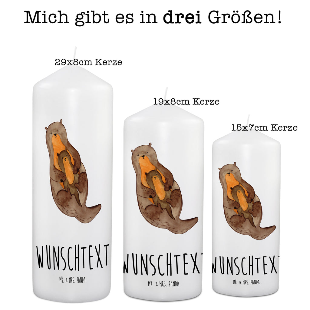 Personalisierte Kerze Otter mit Kind Kerze, Taufkerze, Kommunionskerze, Geburtstagskerze, Geschenk Kerze, Taufgeschenk Kerze, Kerze mit Druck, Besondere Kerze, Geschenkidee Kerze, Kerze für Kommunion, Otter, Fischotter, Seeotter, Otter Seeotter See Otter