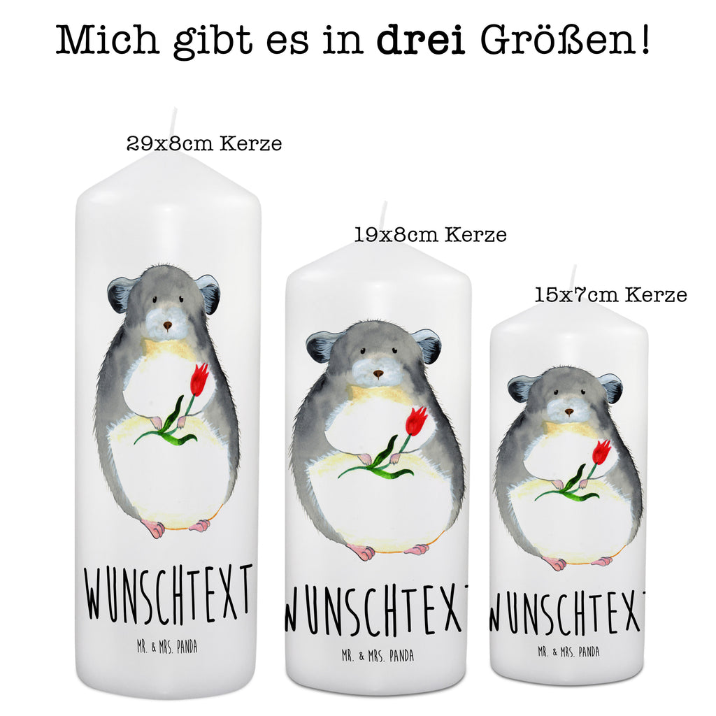 Personalisierte Kerze Chinchilla mit Blume Kerze, Taufkerze, Kommunionskerze, Geburtstagskerze, Geschenk Kerze, Taufgeschenk Kerze, Kerze mit Druck, Besondere Kerze, Geschenkidee Kerze, Kerze für Kommunion, süße Tiermotive, gute Laune, lustige Sprüche, Tiere, Chinchilla, Chinchillas, Liebeskummer, Kummer, Depressionen, traurig sein, Chaos, Glücklichsein, Büro, Büroalltag