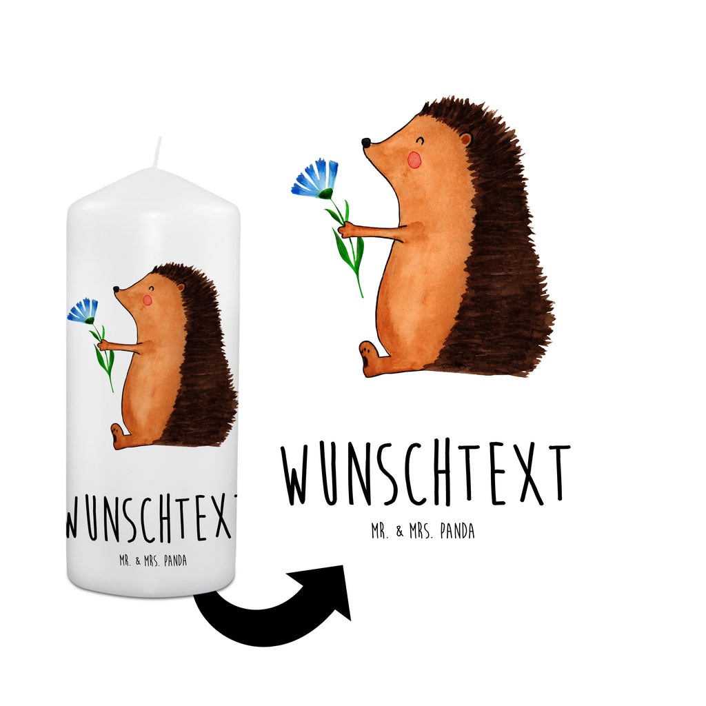 Personalisierte Kerze Igel mit Blume Kerze, Taufkerze, Kommunionskerze, Geburtstagskerze, Geschenk Kerze, Taufgeschenk Kerze, Kerze mit Druck, Besondere Kerze, Geschenkidee Kerze, Kerze für Kommunion, Tiermotive, Gute Laune, lustige Sprüche, Tiere, Igel, Gute Besserung, Genesungswünsche, Krankheit, Krankenhaus, krank, Besuch