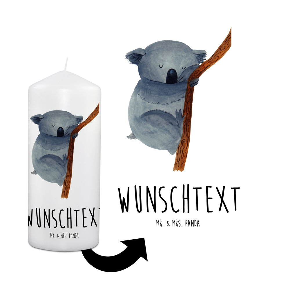 Personalisierte Kerze Koalabär Kerze, Taufkerze, Kommunionskerze, Geburtstagskerze, Geschenk Kerze, Taufgeschenk Kerze, Kerze mit Druck, Besondere Kerze, Geschenkidee Kerze, Kerze für Kommunion, süße Tiermotive, gute Laune, lustige Sprüche, Tiere, Koala, träumen, Traum, schlafen, Schlafzimmer, Traumland, Bär, Koalabär