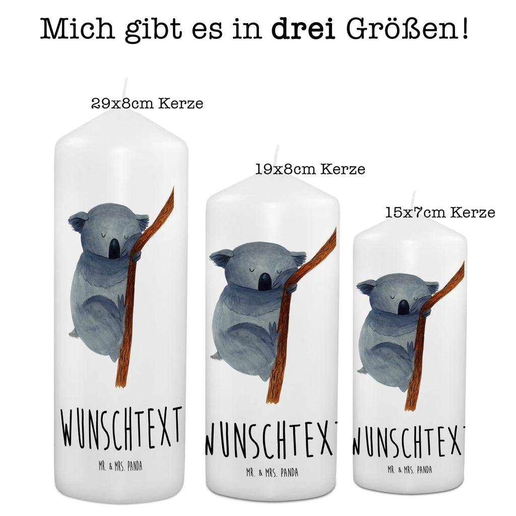 Personalisierte Kerze Koalabär Kerze, Taufkerze, Kommunionskerze, Geburtstagskerze, Geschenk Kerze, Taufgeschenk Kerze, Kerze mit Druck, Besondere Kerze, Geschenkidee Kerze, Kerze für Kommunion, süße Tiermotive, gute Laune, lustige Sprüche, Tiere, Koala, träumen, Traum, schlafen, Schlafzimmer, Traumland, Bär, Koalabär