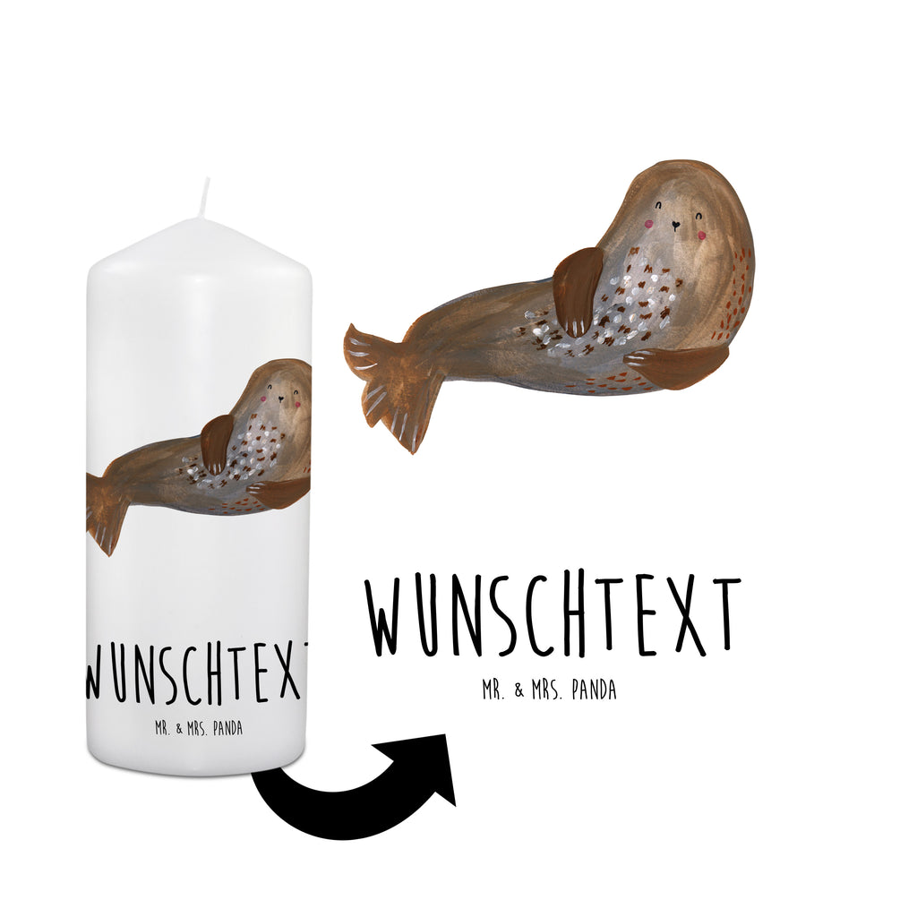 Personalisierte Kerze Robbe lachend Kerze, Taufkerze, Kommunionskerze, Geburtstagskerze, Geschenk Kerze, Taufgeschenk Kerze, Kerze mit Druck, Besondere Kerze, Geschenkidee Kerze, Kerze für Kommunion, Tiermotive, Gute Laune, lustige Sprüche, Tiere, Robbe, Robben, Seehund, Strand, Meerestier, Ostsee, Nordsee