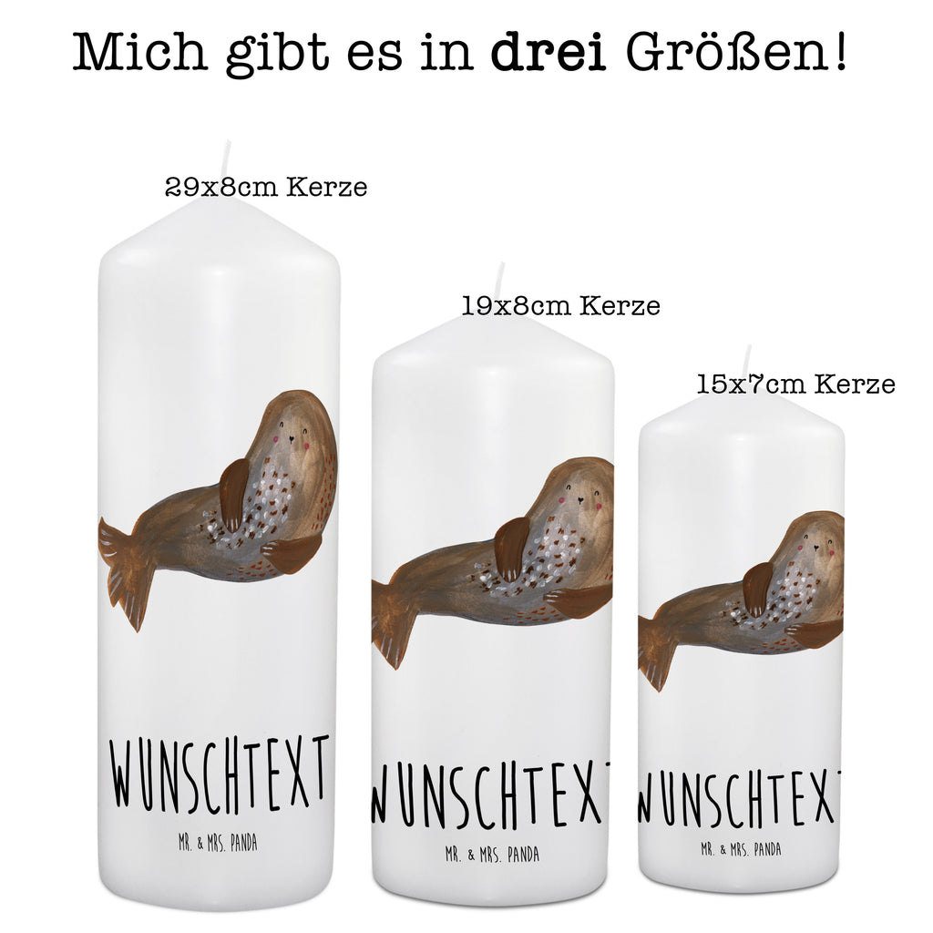 Personalisierte Kerze Robbe lachend Kerze, Taufkerze, Kommunionskerze, Geburtstagskerze, Geschenk Kerze, Taufgeschenk Kerze, Kerze mit Druck, Besondere Kerze, Geschenkidee Kerze, Kerze für Kommunion, Tiermotive, Gute Laune, lustige Sprüche, Tiere, Robbe, Robben, Seehund, Strand, Meerestier, Ostsee, Nordsee