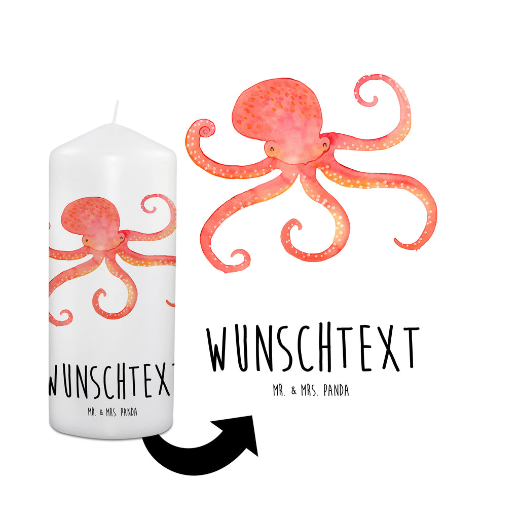 Personalisierte Kerze Tintenfisch Kerze, Taufkerze, Kommunionskerze, Geburtstagskerze, Geschenk Kerze, Taufgeschenk Kerze, Kerze mit Druck, Besondere Kerze, Geschenkidee Kerze, Kerze für Kommunion, süße Tiermotive, gute Laune, lustige Sprüche, Tiere, Meer, Meerestier, Krake, Tintenfisch, Arme, Wasser, Ozean