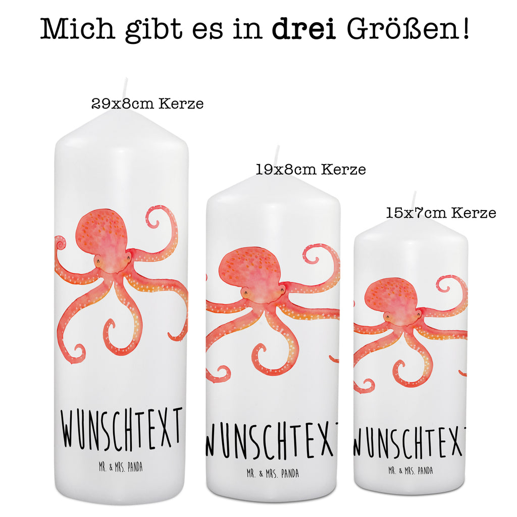 Personalisierte Kerze Tintenfisch Kerze, Taufkerze, Kommunionskerze, Geburtstagskerze, Geschenk Kerze, Taufgeschenk Kerze, Kerze mit Druck, Besondere Kerze, Geschenkidee Kerze, Kerze für Kommunion, süße Tiermotive, gute Laune, lustige Sprüche, Tiere, Meer, Meerestier, Krake, Tintenfisch, Arme, Wasser, Ozean