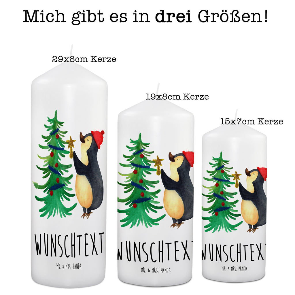 Personalisierte Kerze Pinguin Weihnachtsbaum Kerze, Taufkerze, Kommunionskerze, Geburtstagskerze, Geschenk Kerze, Taufgeschenk Kerze, Kerze mit Druck, Besondere Kerze, Geschenkidee Kerze, Kerze für Kommunion, Winter, Weihnachten, Weihnachtsdeko, Nikolaus, Advent, Heiligabend, Wintermotiv, Pinguin