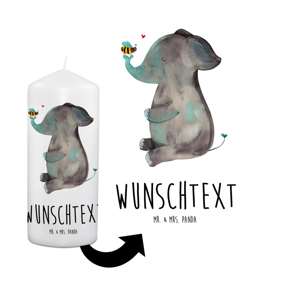 Personalisierte Kerze Elefant & Biene Kerze, Taufkerze, Kommunionskerze, Geburtstagskerze, Geschenk Kerze, Taufgeschenk Kerze, Kerze mit Druck, Besondere Kerze, Geschenkidee Kerze, Kerze für Kommunion, süße Tiermotive, gute Laune, lustige Sprüche, Tiere, Elefant, Biene, Liebe, Liebesbeweis, Jahrestag, Liebesgeschenk, Heiratsantrag, Hochzeitsgeschenk, Liebesspruch