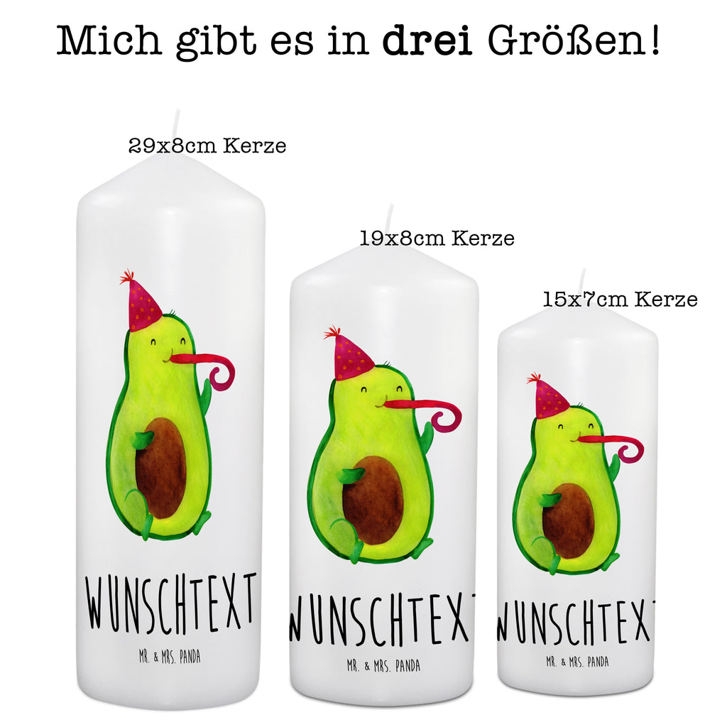 Personalisierte Kerze Avocado Partyhupe Kerze, Taufkerze, Kommunionskerze, Geburtstagskerze, Geschenk Kerze, Taufgeschenk Kerze, Kerze mit Druck, Besondere Kerze, Geschenkidee Kerze, Kerze für Kommunion, Avocado, Veggie, Vegan, Gesund, Party, Feierlichkeit, Feier, Fete, Geburtstag, Gute Laune, Tröte