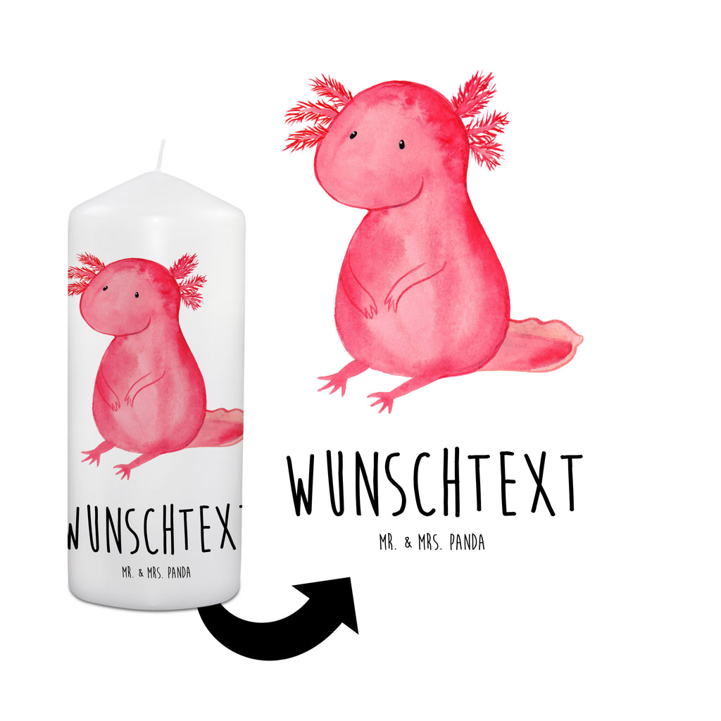 Personalisierte Kerze Axolotl Kerze, Taufkerze, Kommunionskerze, Geburtstagskerze, Geschenk Kerze, Taufgeschenk Kerze, Kerze mit Druck, Besondere Kerze, Geschenkidee Kerze, Kerze für Kommunion, Axolotl, Molch, Axolot, vergnügt, fröhlich, zufrieden, Lebensstil, Weisheit, Lebensweisheit, Liebe, Freundin