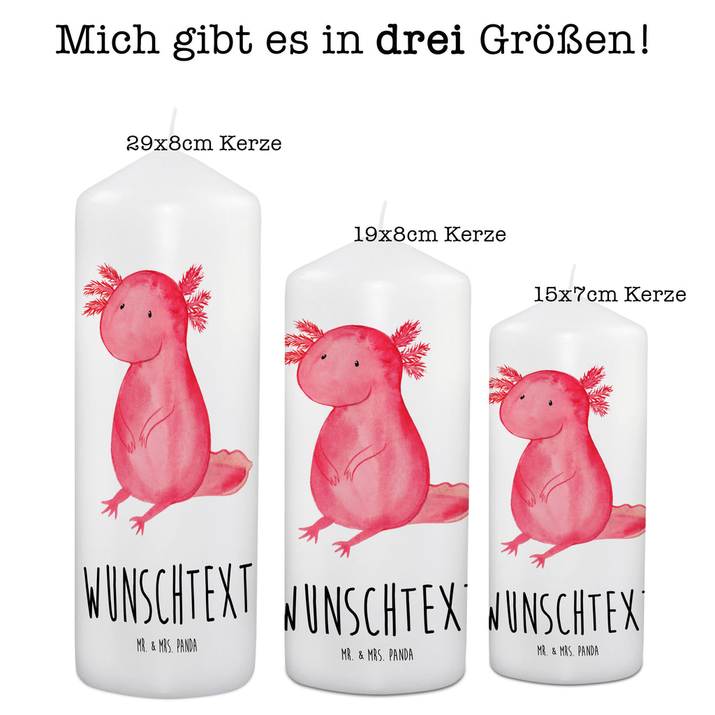 Personalisierte Kerze Axolotl Kerze, Taufkerze, Kommunionskerze, Geburtstagskerze, Geschenk Kerze, Taufgeschenk Kerze, Kerze mit Druck, Besondere Kerze, Geschenkidee Kerze, Kerze für Kommunion, Axolotl, Molch, Axolot, vergnügt, fröhlich, zufrieden, Lebensstil, Weisheit, Lebensweisheit, Liebe, Freundin