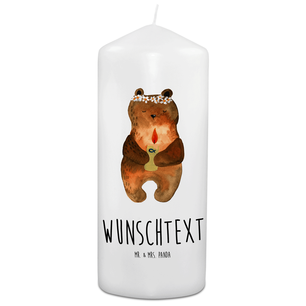Personalisierte Kerze Kommunion-Bär Kerze, Taufkerze, Kommunionskerze, Geburtstagskerze, Geschenk Kerze, Taufgeschenk Kerze, Kerze mit Druck, Besondere Kerze, Geschenkidee Kerze, Kerze für Kommunion, Bär, Teddy, Teddybär, Kommunion, Gottes Segen, katholisch