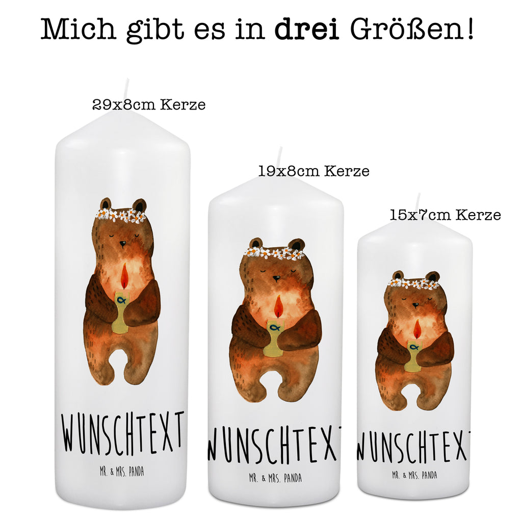 Personalisierte Kerze Kommunion-Bär Kerze, Taufkerze, Kommunionskerze, Geburtstagskerze, Geschenk Kerze, Taufgeschenk Kerze, Kerze mit Druck, Besondere Kerze, Geschenkidee Kerze, Kerze für Kommunion, Bär, Teddy, Teddybär, Kommunion, Gottes Segen, katholisch