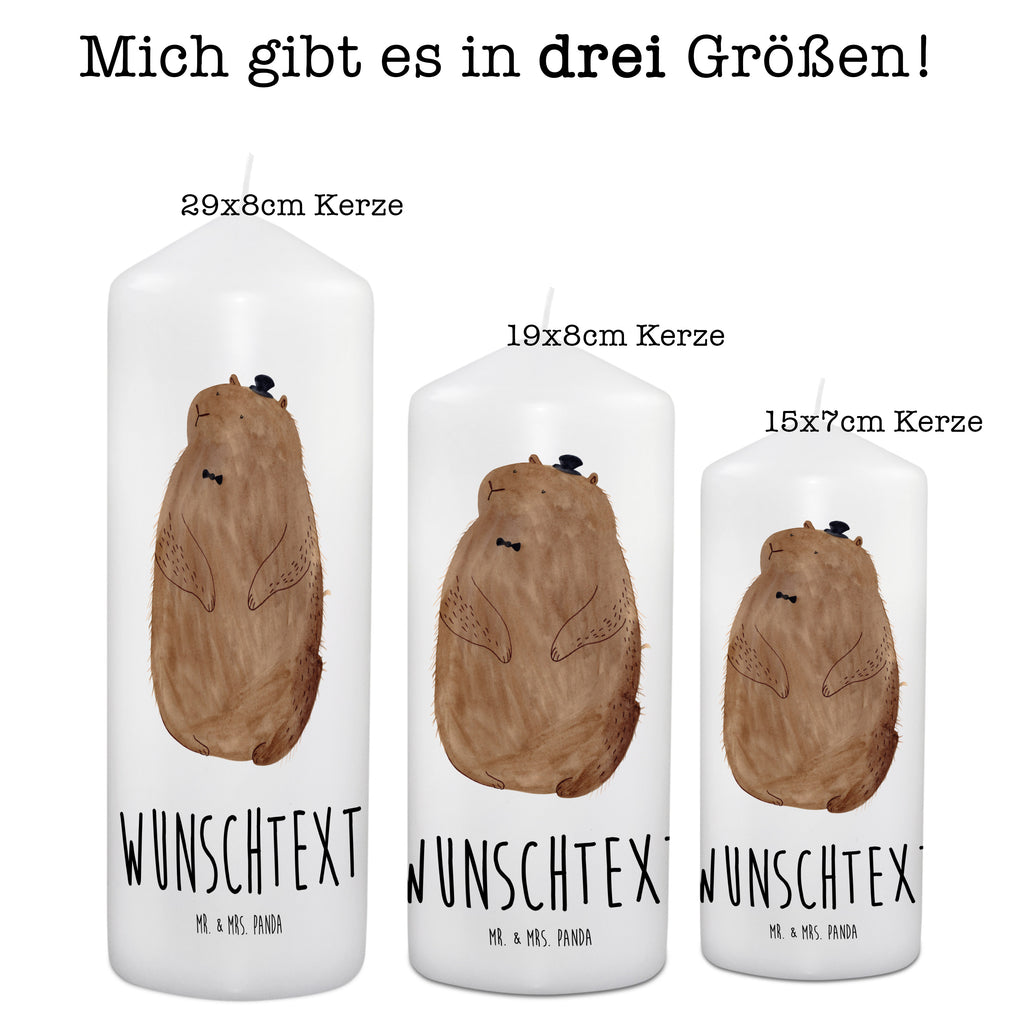 Personalisierte Kerze Murmeltier Kerze, Taufkerze, Kommunionskerze, Geburtstagskerze, Geschenk Kerze, Taufgeschenk Kerze, Kerze mit Druck, Besondere Kerze, Geschenkidee Kerze, Kerze für Kommunion, süße Tiermotive, gute Laune, lustige Sprüche, Tiere, Murmeltier, Knigge, Fröhlichkeit, Freundlichkeit, Respekt, Anstand