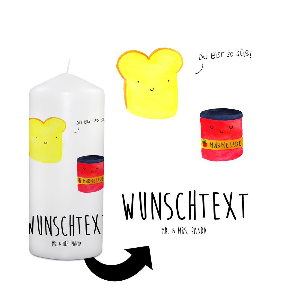 Personalisierte Kerze Toast & Marmelade Kerze, Taufkerze, Kommunionskerze, Geburtstagskerze, Geschenk Kerze, Taufgeschenk Kerze, Kerze mit Druck, Besondere Kerze, Geschenkidee Kerze, Kerze für Kommunion, süße Tiermotive, gute Laune, lustige Sprüche, Tiere, Toast, Marmelade, Dreamteam, süße Postkarte, süß, Küche Deko, Küche Spruch, Frühstück Einladung, Brot, Toastbrot