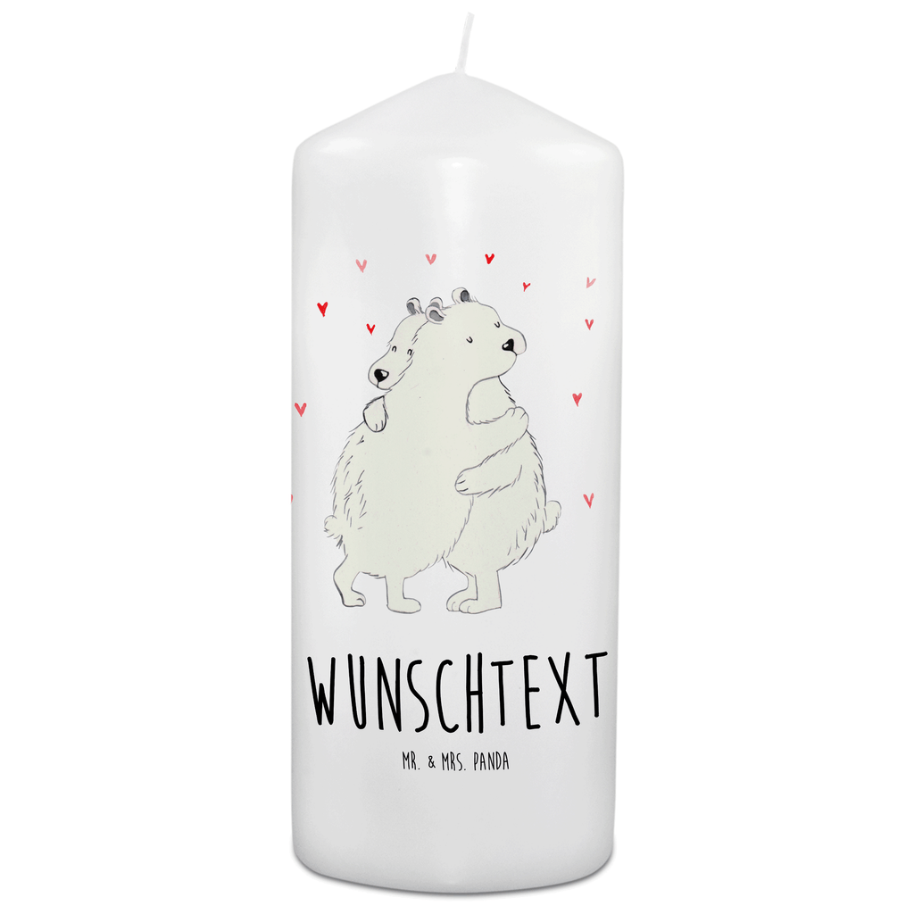 Personalisierte Kerze Eisbär Umarmen Kerze, Taufkerze, Kommunionskerze, Geburtstagskerze, Geschenk Kerze, Taufgeschenk Kerze, Kerze mit Druck, Besondere Kerze, Geschenkidee Kerze, Kerze für Kommunion, Tiermotive, Gute Laune, lustige Sprüche, Tiere