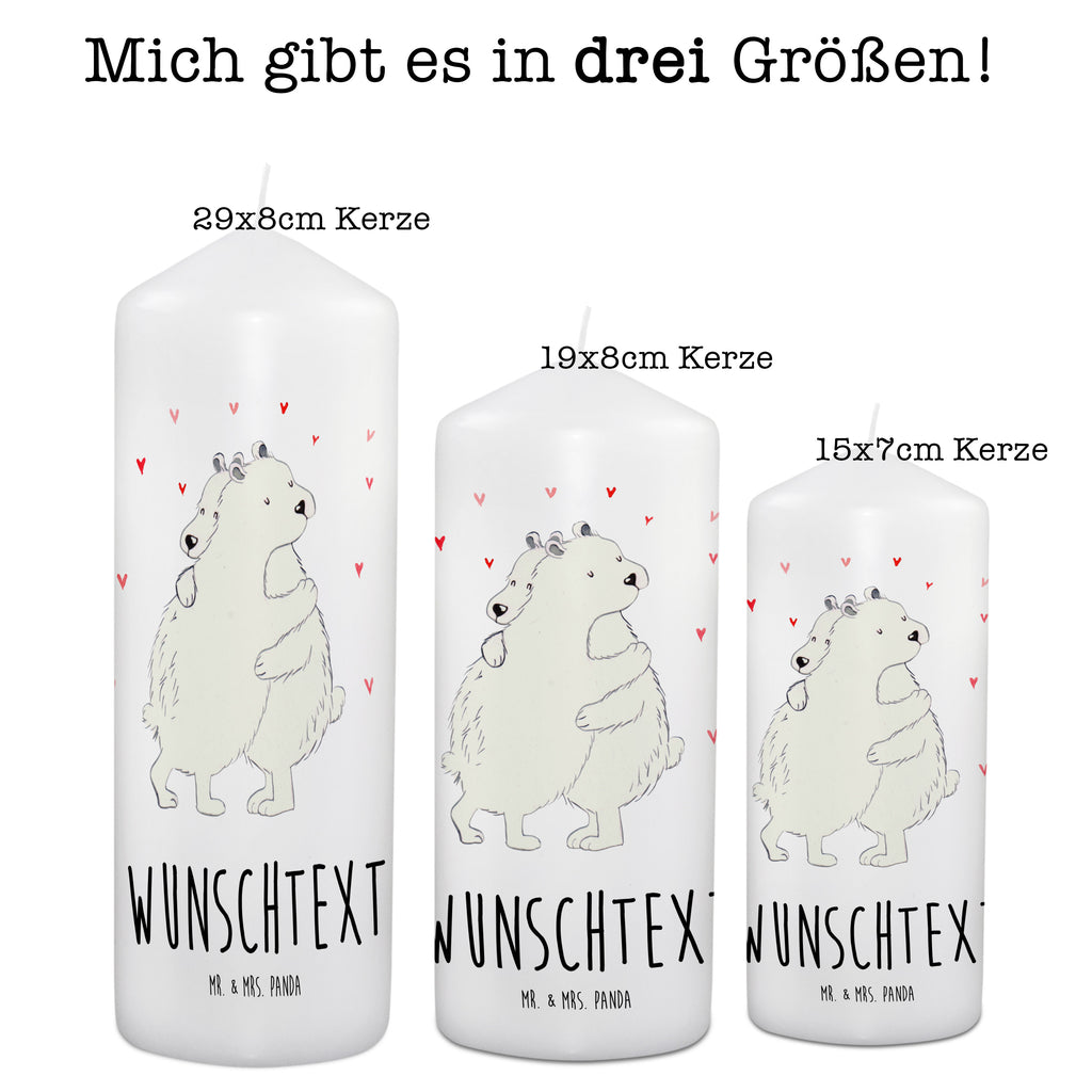 Personalisierte Kerze Eisbär Umarmen Kerze, Taufkerze, Kommunionskerze, Geburtstagskerze, Geschenk Kerze, Taufgeschenk Kerze, Kerze mit Druck, Besondere Kerze, Geschenkidee Kerze, Kerze für Kommunion, Tiermotive, Gute Laune, lustige Sprüche, Tiere