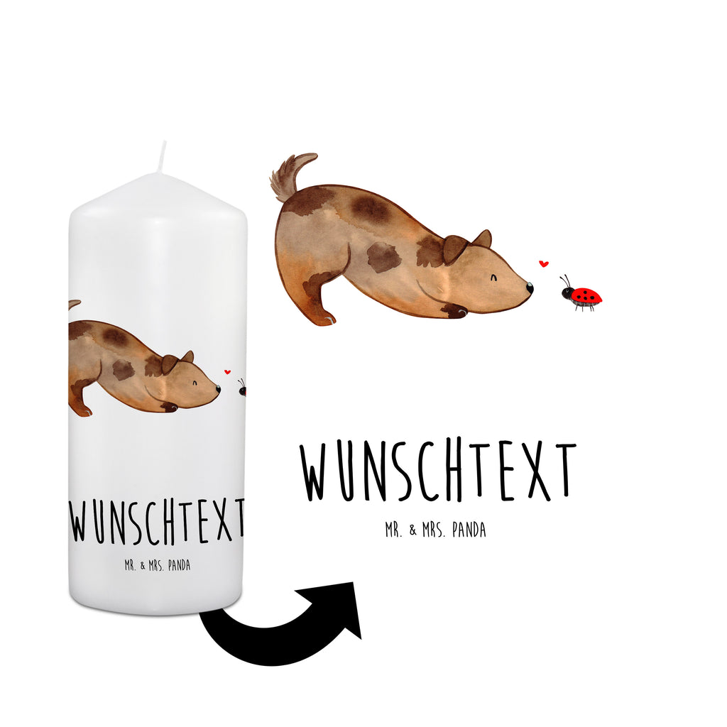Personalisierte Kerze Hund Marienkäfer Kerze, Taufkerze, Kommunionskerze, Geburtstagskerze, Geschenk Kerze, Taufgeschenk Kerze, Kerze mit Druck, Besondere Kerze, Geschenkidee Kerze, Kerze für Kommunion, Hund, Hundemotiv, Haustier, Hunderasse, Tierliebhaber, Hundebesitzer, Sprüche, Hunde, Hundespruch, Marienkäfer, Mischling, Mischlinghund