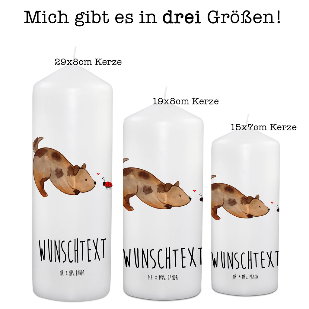 Personalisierte Kerze Hund Marienkäfer Kerze, Taufkerze, Kommunionskerze, Geburtstagskerze, Geschenk Kerze, Taufgeschenk Kerze, Kerze mit Druck, Besondere Kerze, Geschenkidee Kerze, Kerze für Kommunion, Hund, Hundemotiv, Haustier, Hunderasse, Tierliebhaber, Hundebesitzer, Sprüche, Hunde, Hundespruch, Marienkäfer, Mischling, Mischlinghund