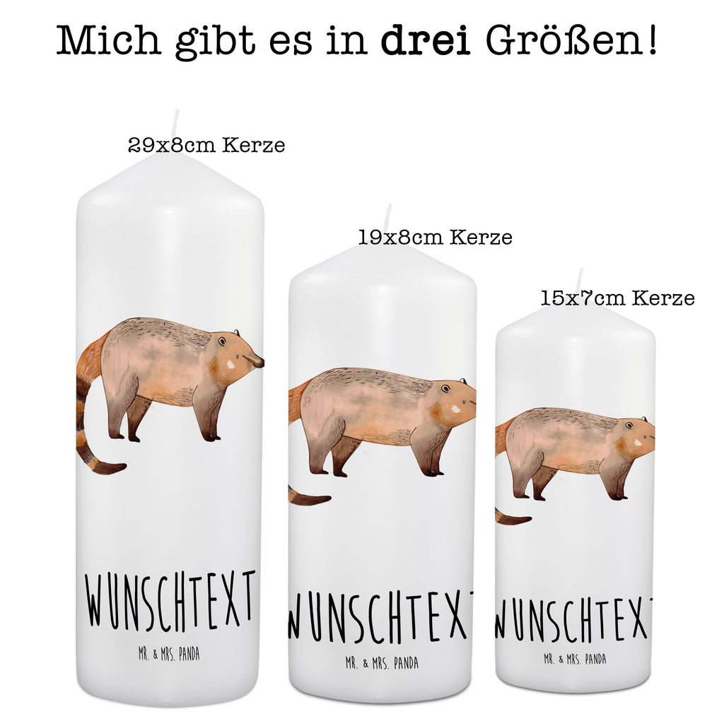 Personalisierte Kerze Nasenbär Kerze, Taufkerze, Kommunionskerze, Geburtstagskerze, Geschenk Kerze, Taufgeschenk Kerze, Kerze mit Druck, Besondere Kerze, Geschenkidee Kerze, Kerze für Kommunion, Tiermotive, Gute Laune, lustige Sprüche, Tiere, Nasenbär, Nasenbären, Rüsselbär, Bär