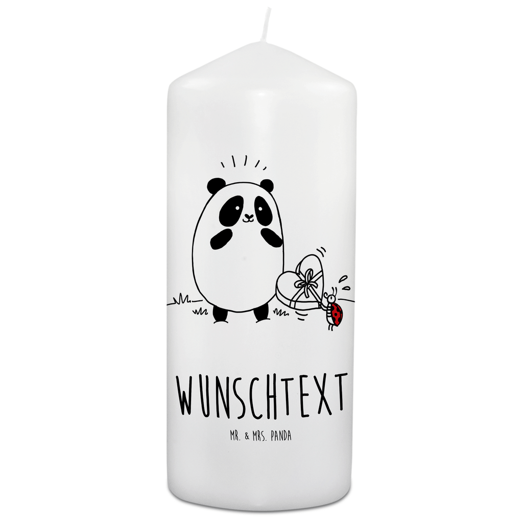 Personalisierte Kerze Easy & Peasy Dankeschön