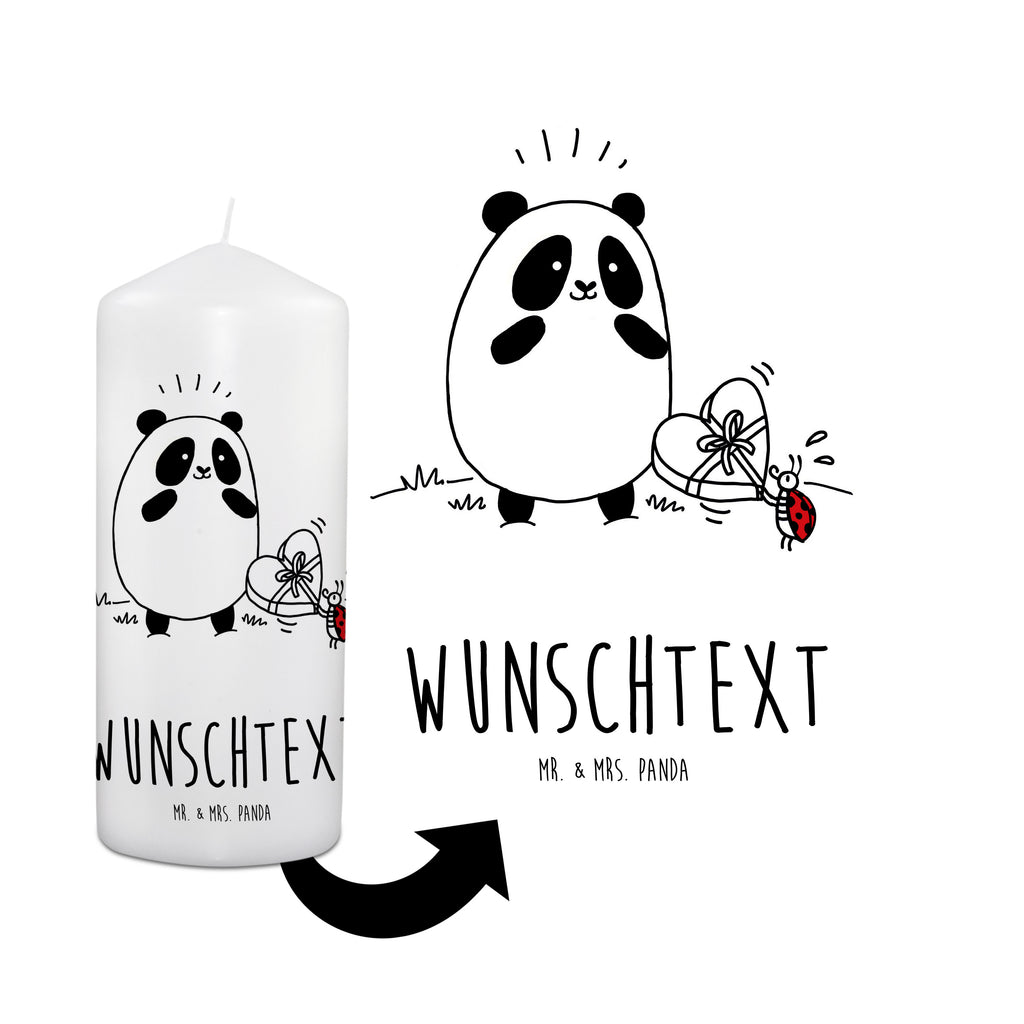 Personalisierte Kerze Easy & Peasy Dankeschön