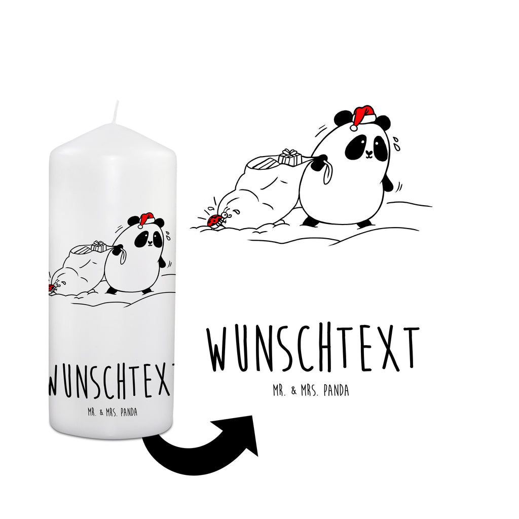 Personalisierte Kerze Easy & Peasy Frohe Weihnachten