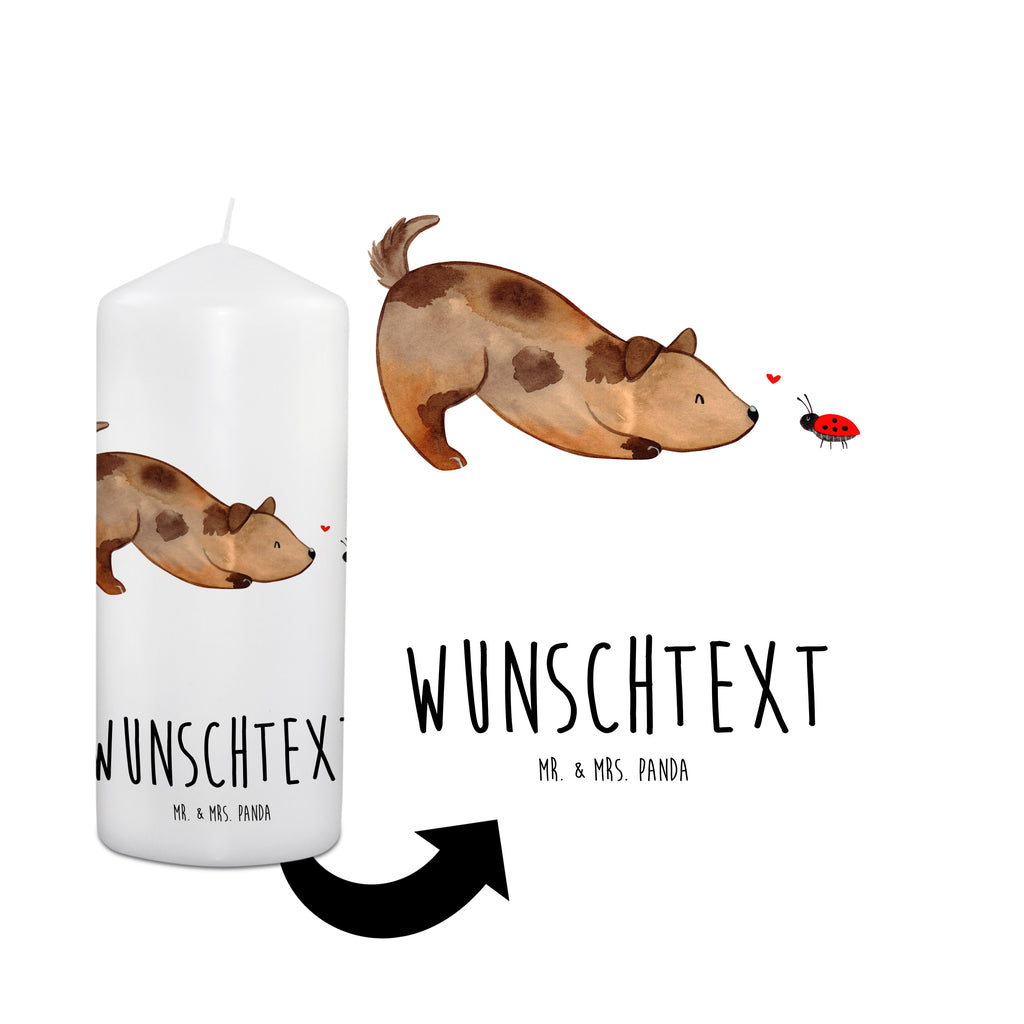 Personalisierte Kerze Hund Marienkäfer Kerze, Taufkerze, Kommunionskerze, Geburtstagskerze, Geschenk Kerze, Taufgeschenk Kerze, Kerze mit Druck, Besondere Kerze, Geschenkidee Kerze, Kerze für Kommunion, Hund, Hundemotiv, Haustier, Hunderasse, Tierliebhaber, Hundebesitzer, Sprüche, Hunde, Hundespruch, Marienkäfer, Mischling, Mischlinghund