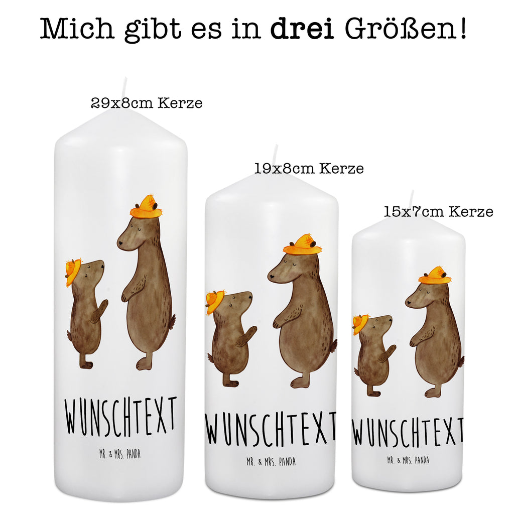 Personalisierte Kerze Bären mit Hut Kerze, Taufkerze, Kommunionskerze, Geburtstagskerze, Geschenk Kerze, Taufgeschenk Kerze, Kerze mit Druck, Besondere Kerze, Geschenkidee Kerze, Kerze für Kommunion, Familie, Vatertag, Muttertag, Bruder, Schwester, Mama, Papa, Oma, Opa, Bär, Bären, Vater, Papi, Paps, Dad, Daddy, Lieblingsmensch, Sohn, Söhne, Kind, Kinder, Vater-Sohn, Family, Vorbild