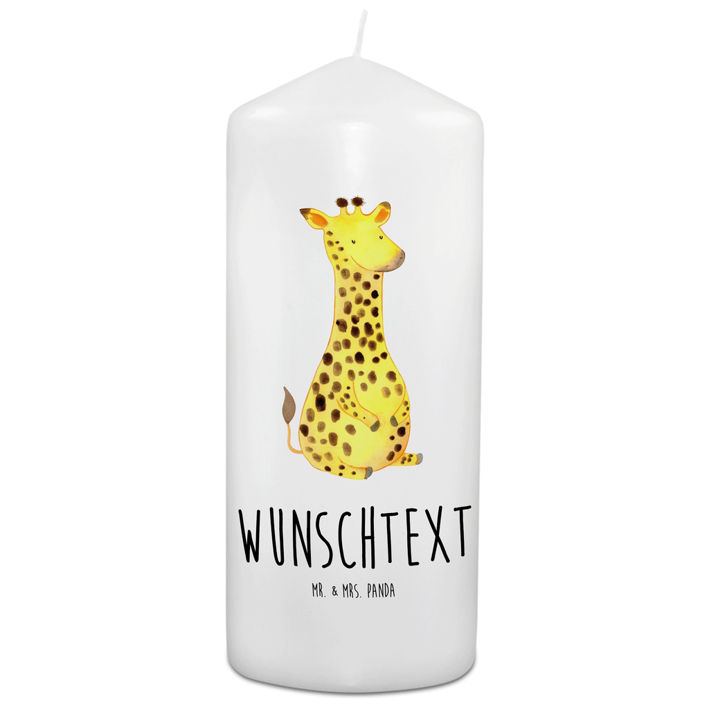 Personalisierte Kerze Giraffe Zufrieden Kerze, Taufkerze, Kommunionskerze, Geburtstagskerze, Geschenk Kerze, Taufgeschenk Kerze, Kerze mit Druck, Besondere Kerze, Geschenkidee Kerze, Kerze für Kommunion, Afrika, Wildtiere, Giraffe, Zufrieden, Glück, Abenteuer