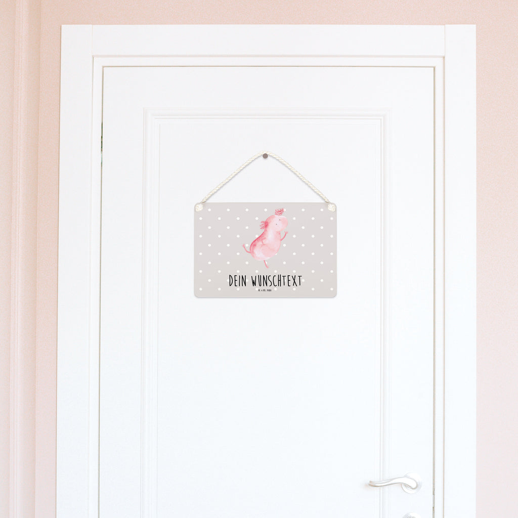 Personalisiertes Deko Schild Axolotl tanzt Dekoschild, Deko Schild, Schild, Tür Schild, Türschild, Holzschild, Wandschild, Wanddeko, Axolotl, Molch, Axolot, Schwanzlurch, Lurch, Lurche, Dachschaden, Sterne, verrückt, Freundin, beste Freundin