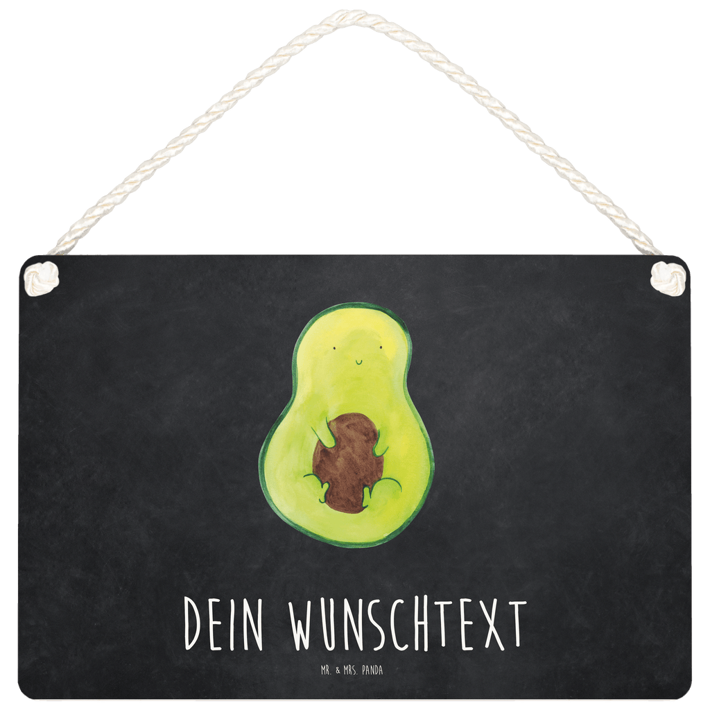 Personalisiertes Deko Schild Avocado mit Kern Dekoschild, Deko Schild, Schild, Tür Schild, Türschild, Holzschild, Wandschild, Wanddeko, Avocado, Veggie, Vegan, Gesund, Avokado, Avocadokern, Kern, Pflanze, Spruch Leben