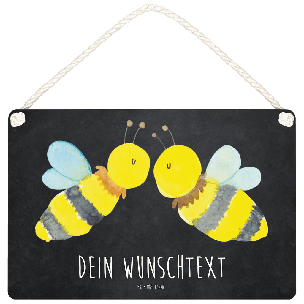 Personalisiertes Deko Schild Biene Liebe Dekoschild, Deko Schild, Schild, Tür Schild, Türschild, Holzschild, Wandschild, Wanddeko, Biene, Wespe, Hummel